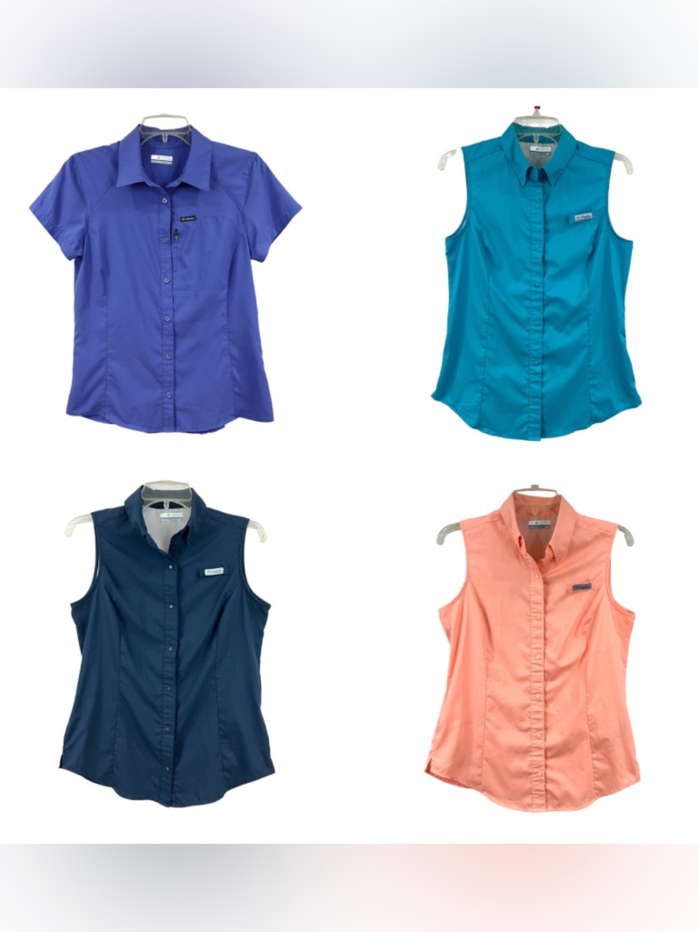 Columbia PGF Antigua 5pc Women's  Golf Hiking Activewear Tops UPF